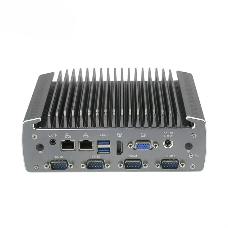 Fanless Embedded Industrial PC I5-6200U 2 Ethernet Barebone computer for KIOSK, Advertising Machine, Self-service Terminal