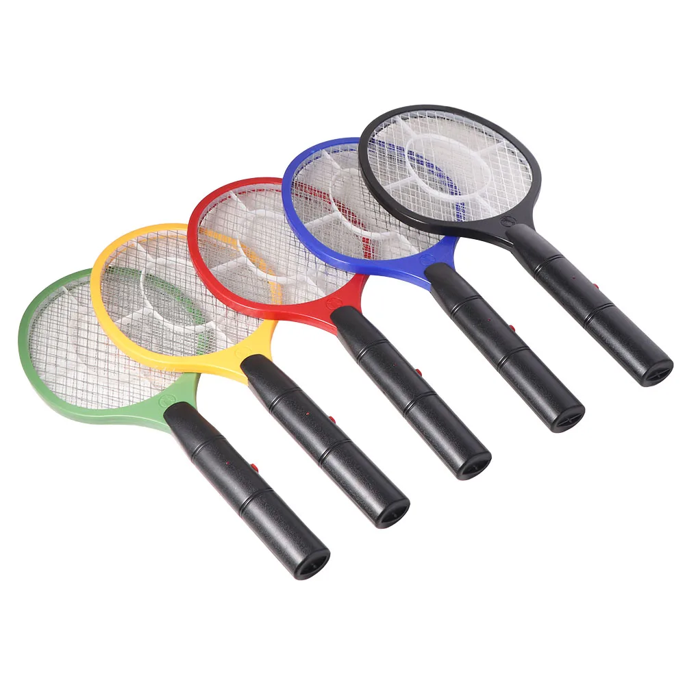Portable Handheld Electric Mosquito Swatter Cordless Battery Powered Fly Swatter Durable Lightweight Insect Bug Zapper Bedroom