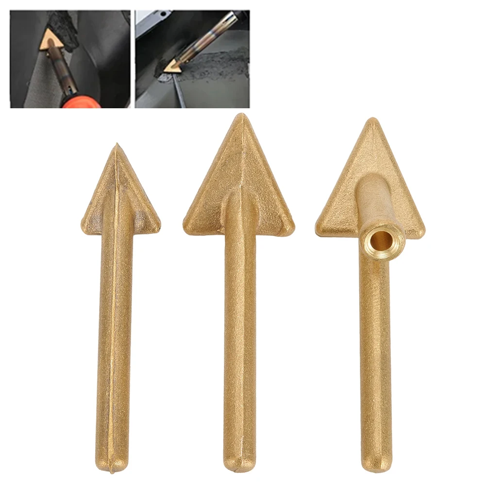 

Iron Plastic Welder Soldering Iron Tips Leather Iron Repair Triangular Smoothing Head Welding Tips Replacement Tips Leather