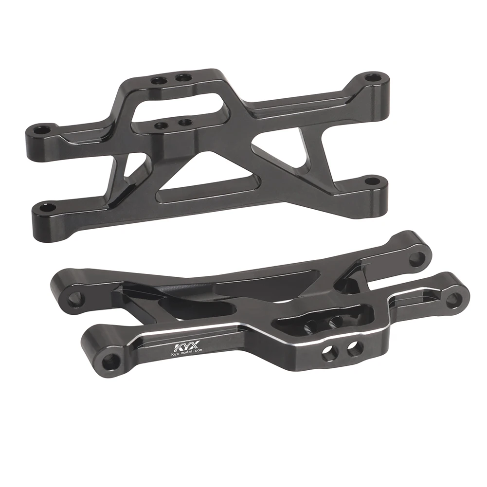 

KYX Racing Aluminum Front Suspension Arms Lower Upgrades Parts Accessories for 1/16 RC Car Traxxas Mini Maxx