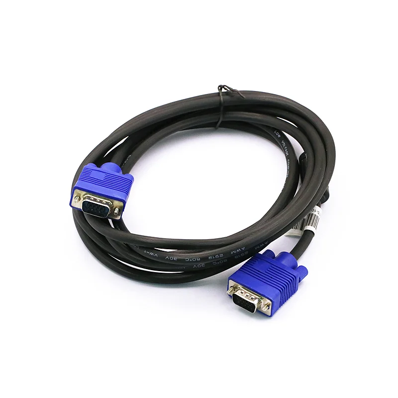 1PCS Computer TV cable 3m HD video cable VGA cable double magnetic ring