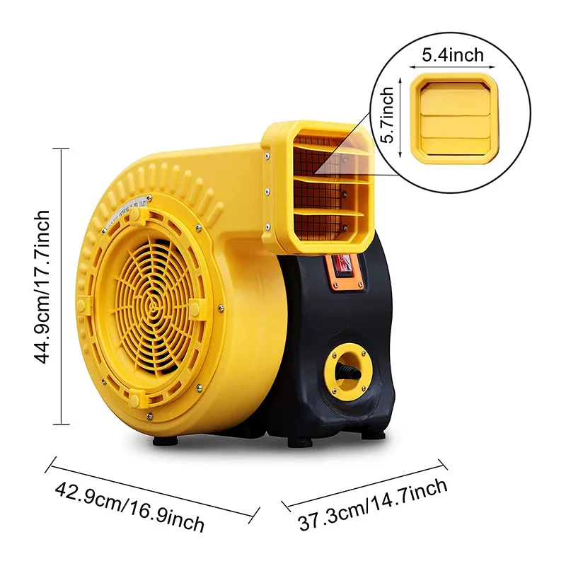 Souffleur d'air électrique pour château gonflable, accessoires gonflables, usine chinoise