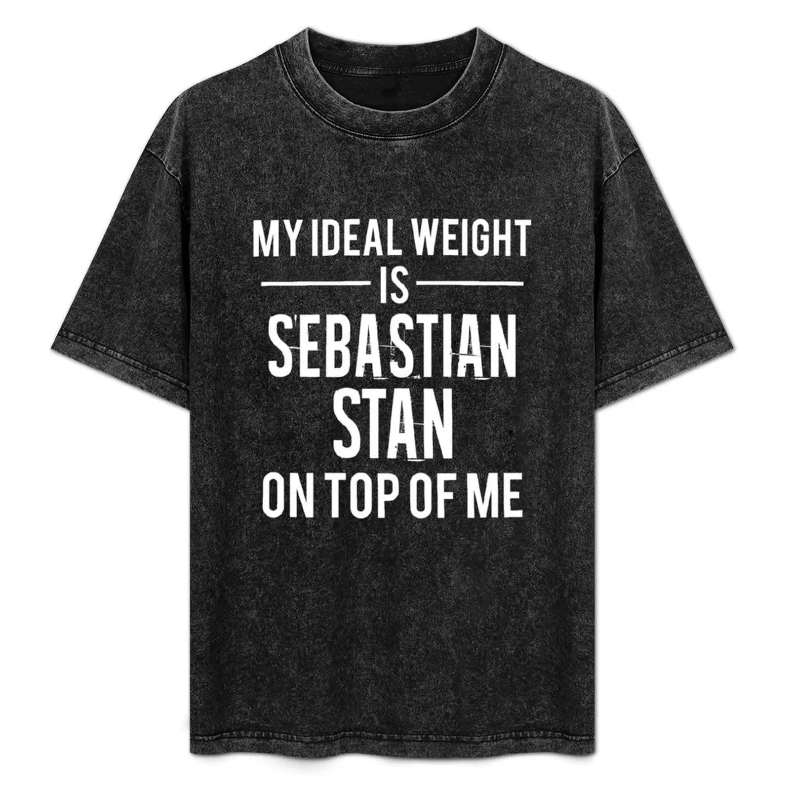 

Ideal weight - Sebastian Stan T-Shirt t shirt man cotton man t shirt luxury T-Shirt
