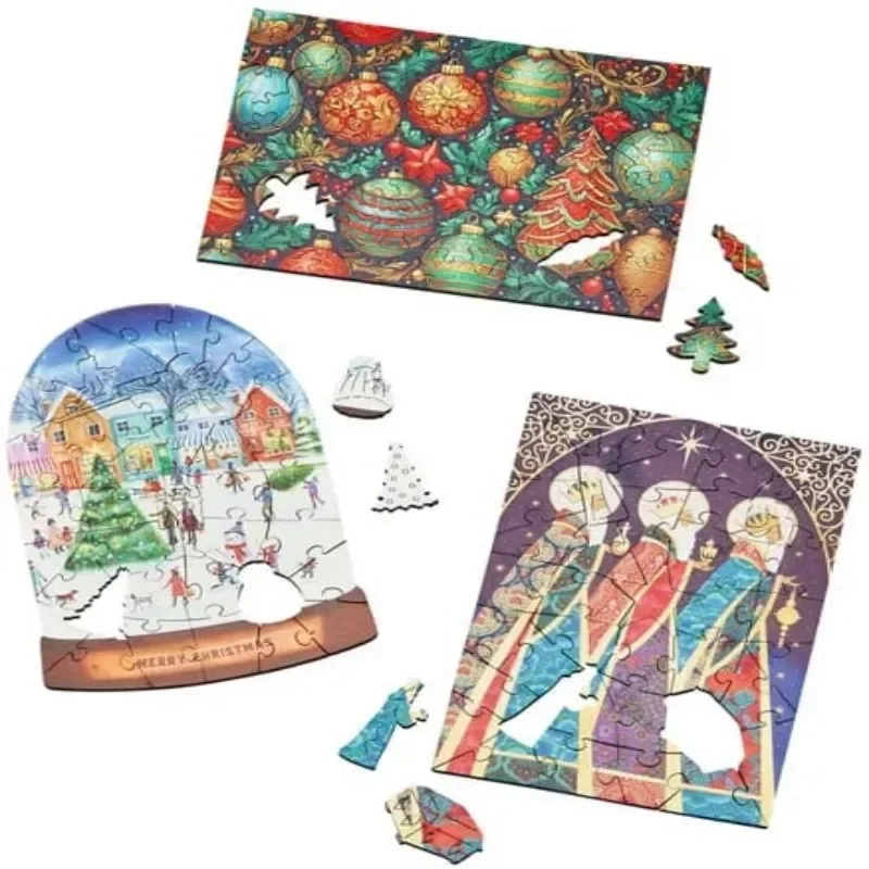 24 Days Of Christmas Puzzles Advent Calendar Puzzle Christmas Advent Jigsaw Puzzles Countdown To Christmas Puzzle Toy