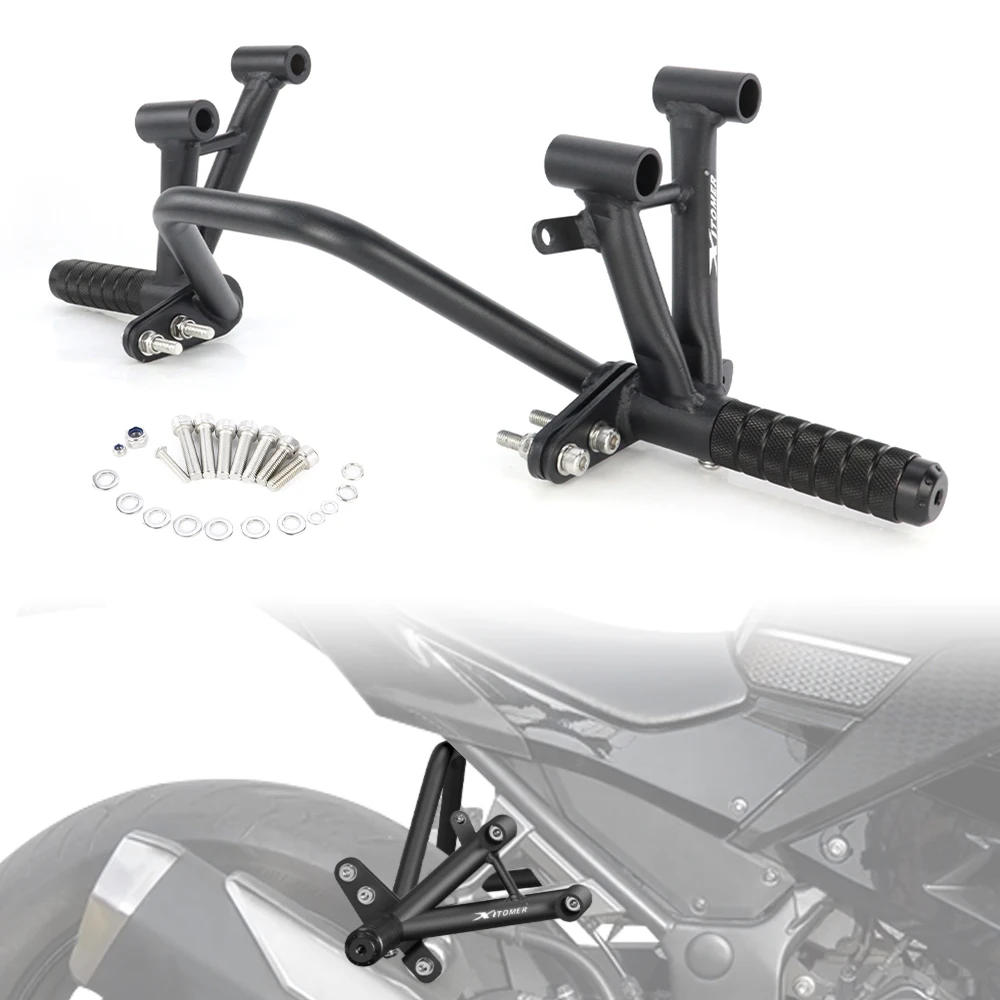 

Motorcycle Fit For Kawasaki Ninja 300 / ABS 2013-2018 subcage Footrests Subcage Passenger Peg Guard peg support Stunt step plate