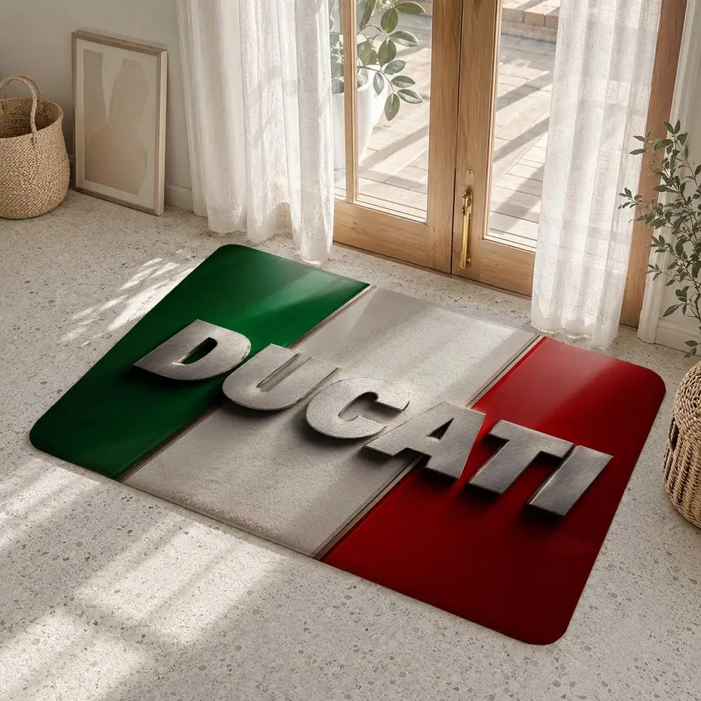 Stylish Home Design Motor D-DucatiS Floor Mat Non-slip Foot Rug for Entryway Hallway Kitchen Rugs Bedside Mats Home Decor