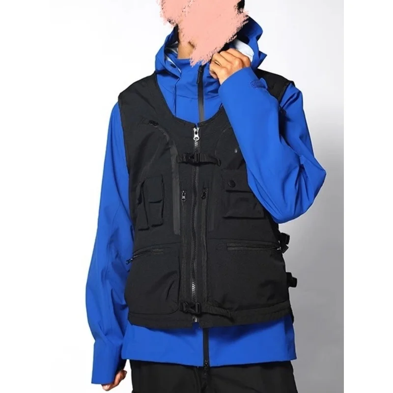 American Style Single Board Ski Functional Tactical Vest Multifunctional Wild Snow Vest Men's Women's Tactical Vest Backpack