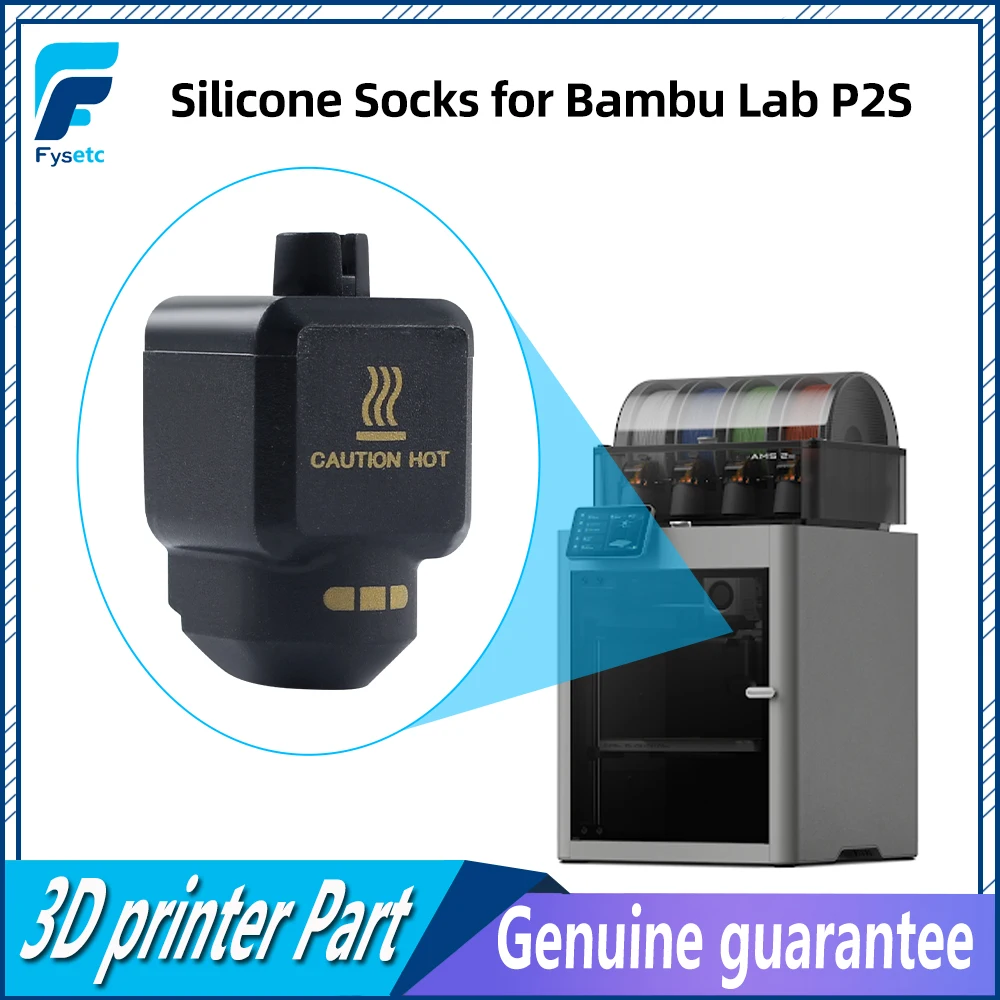 

Silicone Socks For Bambu Lab P2S High Temperature Resistant And Easy To Clean For Bambu Lab P2S 3D Printer Replaceable Parts