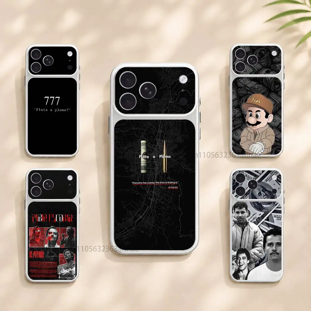 

Pablo Escobar Case Protective Sticker for iPhone 17 Pro 17 ProMax Full Body Back Cover Decal Skin