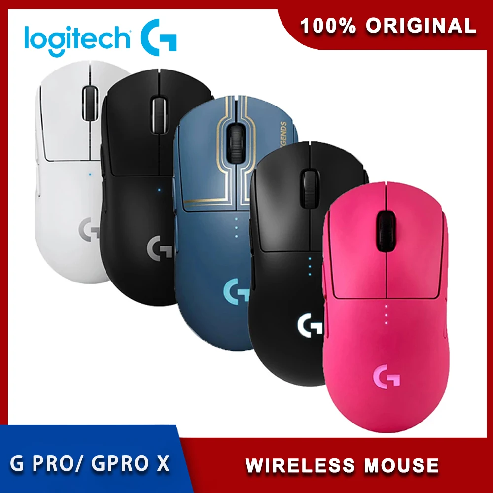 Original Logitech G PRO X SUPERLIGHT /G PRO Wireless Mouse 25K HERO Lightweight Mechanical Programmable buttons Gaming Mouse