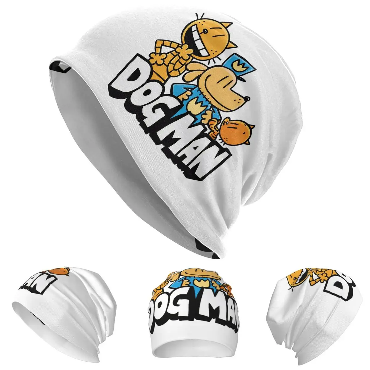 

Шапки-бини Dog Man Cat And Cute Man Skullies, теплые осенне-зимние уличные шапки, вязаные шапки для мужчин, женщин и взрослых