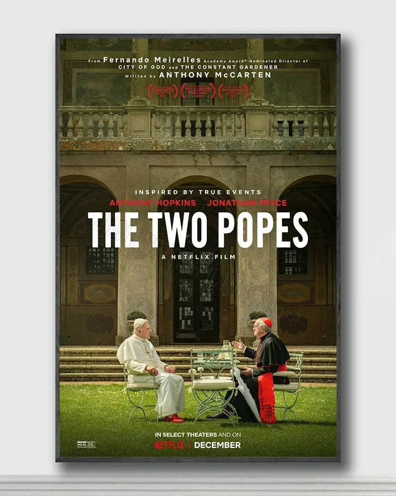 NJ064 The Two Popes Movie Silk Posters and Prints wall art Art Poster Home Decor