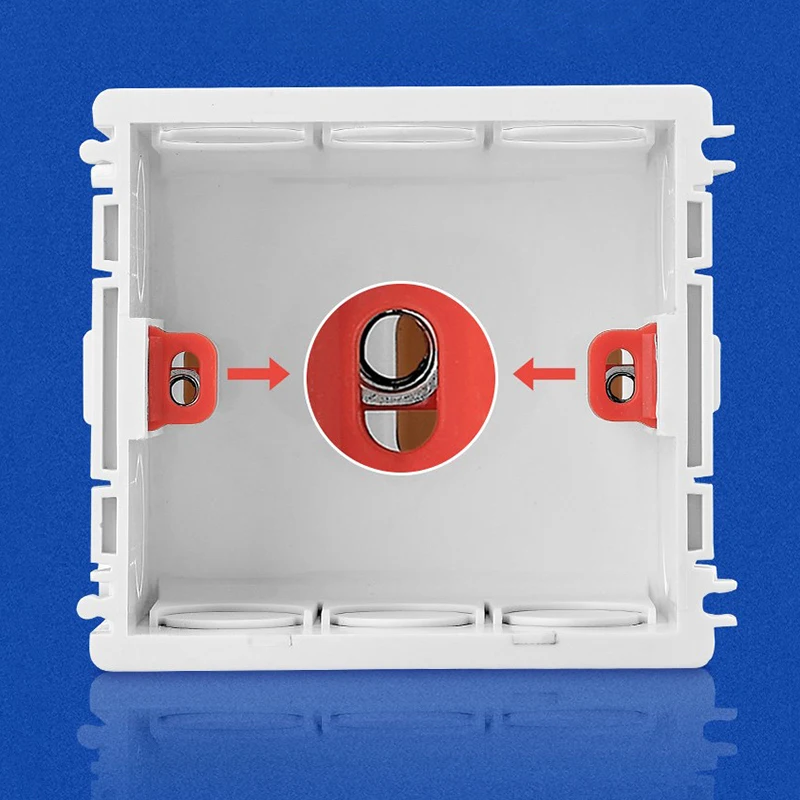 1PC New Multi-color Model PVC Material 86 Type 10A Junction Box Insulation Protects Wall Switch Sockets