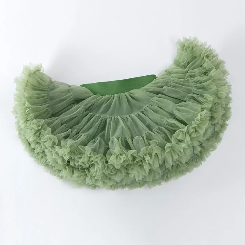 HOT Upgrade Kids Girls Tulle Skirt Baby Children Tutu Pettiskirt Skirt Children Fluffy Ballet Skirt Party Princess Girl Clothes