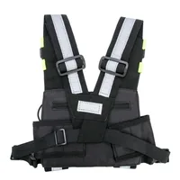 Shoulder Holster Two Way Radio Reflective Chest Harness Holder Bag Vest Rig Walkie Talkies Front Pack Pouch Case Drop Ship 3