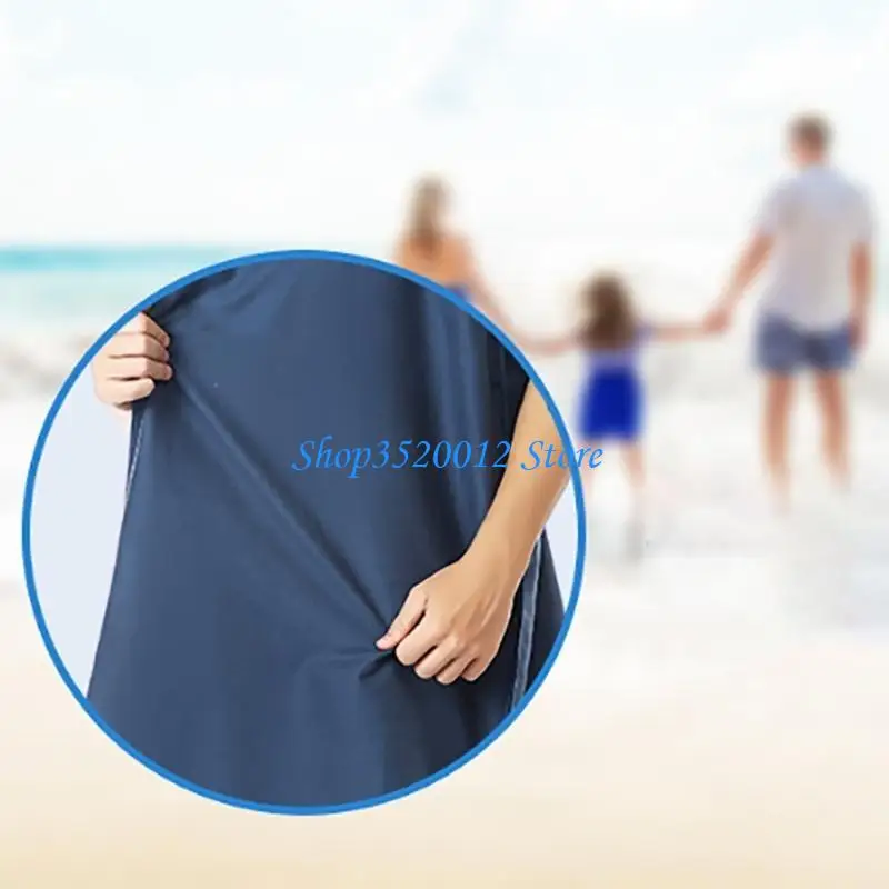 

27RD Quick Drying Hooded Changing Towel Poncho for Men & Women, Changing Robe Towel Poncho with Hood for Wetsuit Changing
