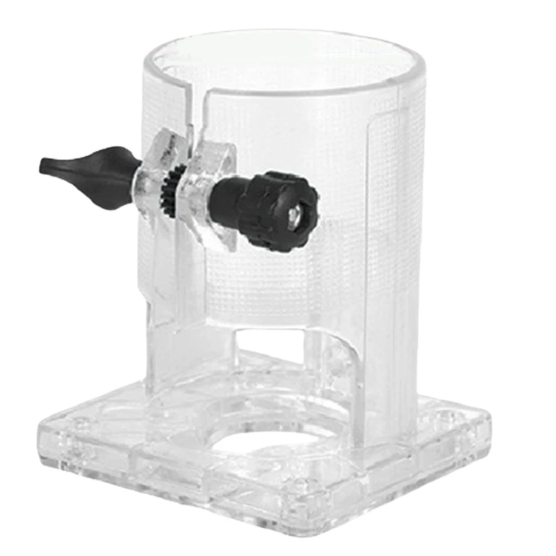 Shatterproof Cover Visible Design Routers Base Optimizes Workflows Safety