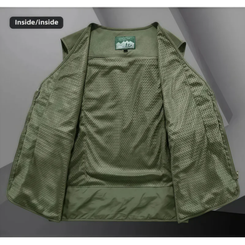 6XL 여름 새로운 야외 조끼 남자 유틸리티 전술 멀티 - Office Tech Wear 리뷰 및 가격