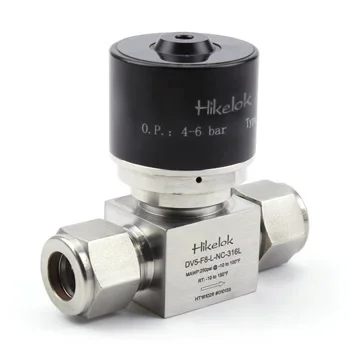 Hikelok fully PCTFE seat 1/8'' 1/4'' 6mm port high low pressure Diaphragm valve in Valves