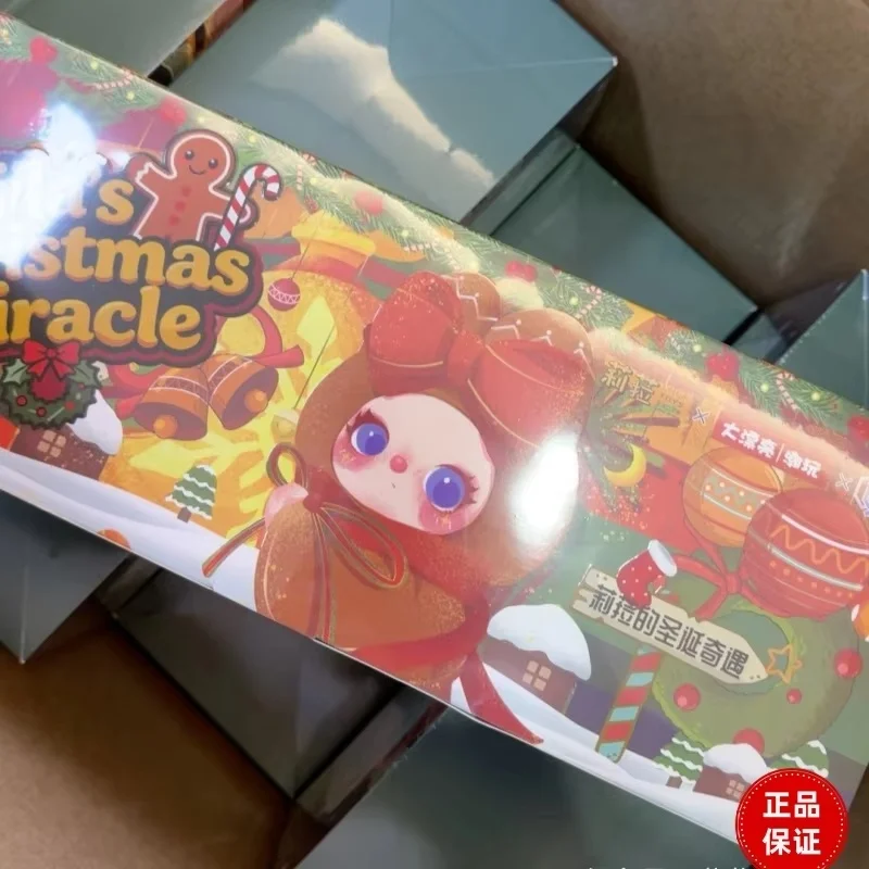 Liila'S Christmas Miracle Series Pendentif en peluche en vinyle Boîte aveugle tendance Jouet à collectionner Vinyle Face Doll Boîte surprise Cadeau de Noël