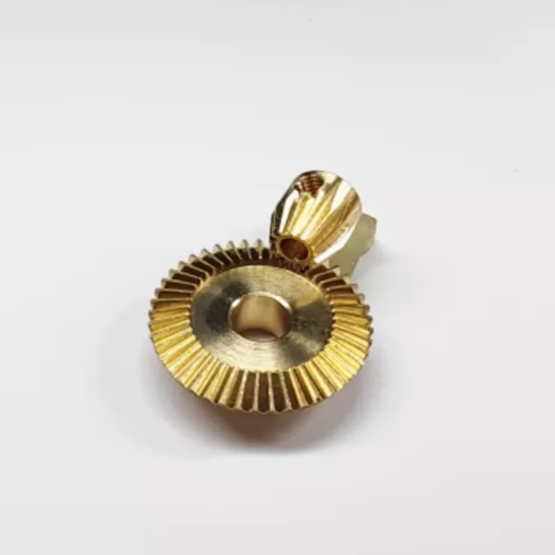 1set 0.5M  1:3 Brass Bevel Gear 15T:45T 90 Degree Transmission  brass Copper bevel Gear