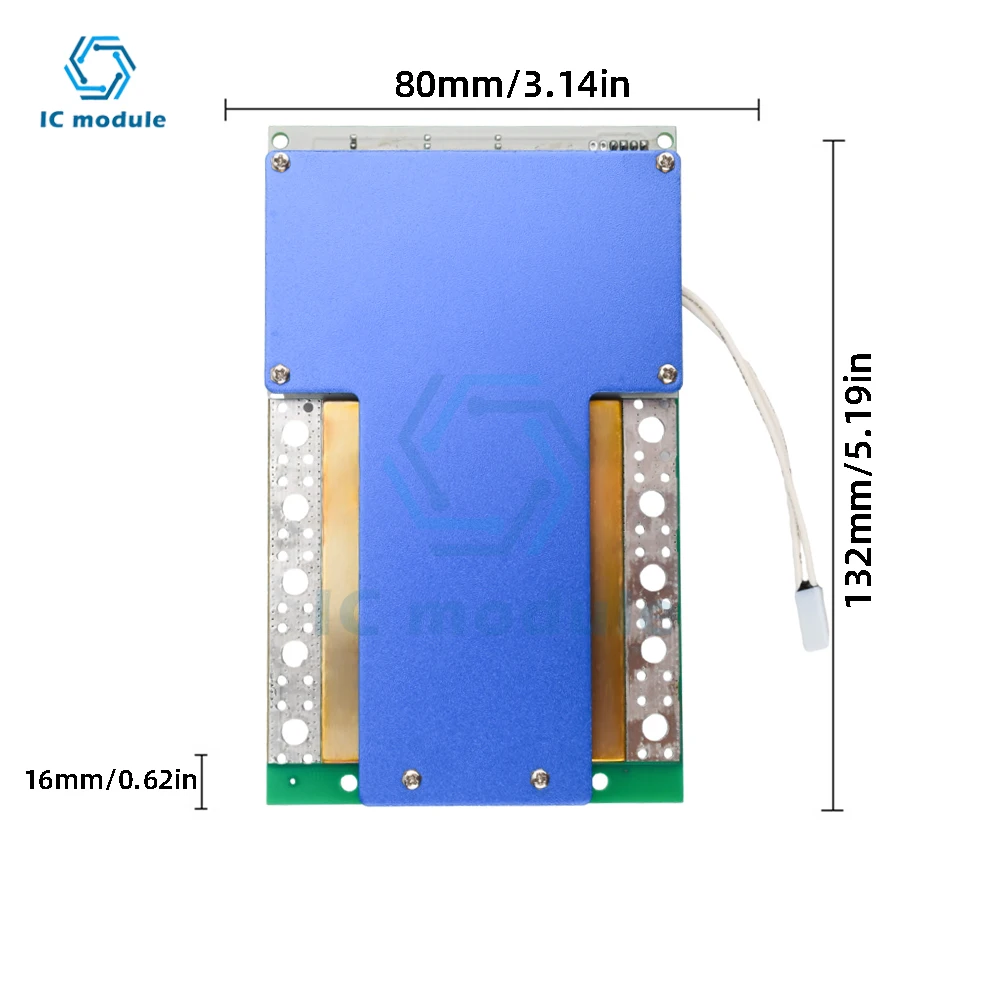 BMS 20S 72V 100A 150A 200A Lithium 18650 Battery Pack Balancer Charge Board Build-in Temperature Control For Escooter/E-bike