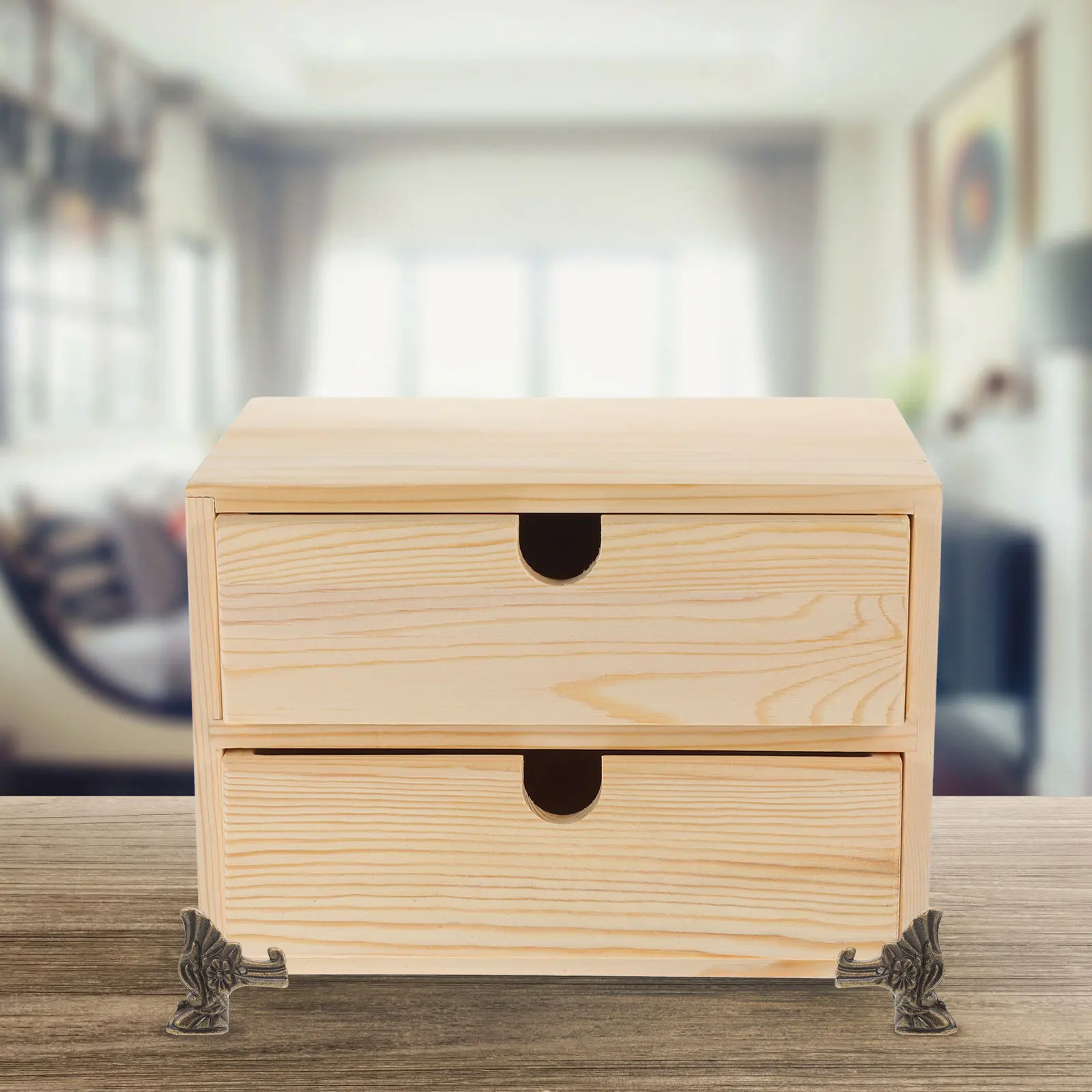 

8pcs Feet Furniture Legs Wooden Case Corners Furniture Legs Jewelry Box Hardware Zinc Alloy Durable Protective