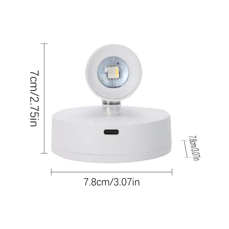 Remote Control Spotlight Rotatable Indoor Uplighting With Remote Control Small Art Spotlights Battery Powered LED Spotlight
