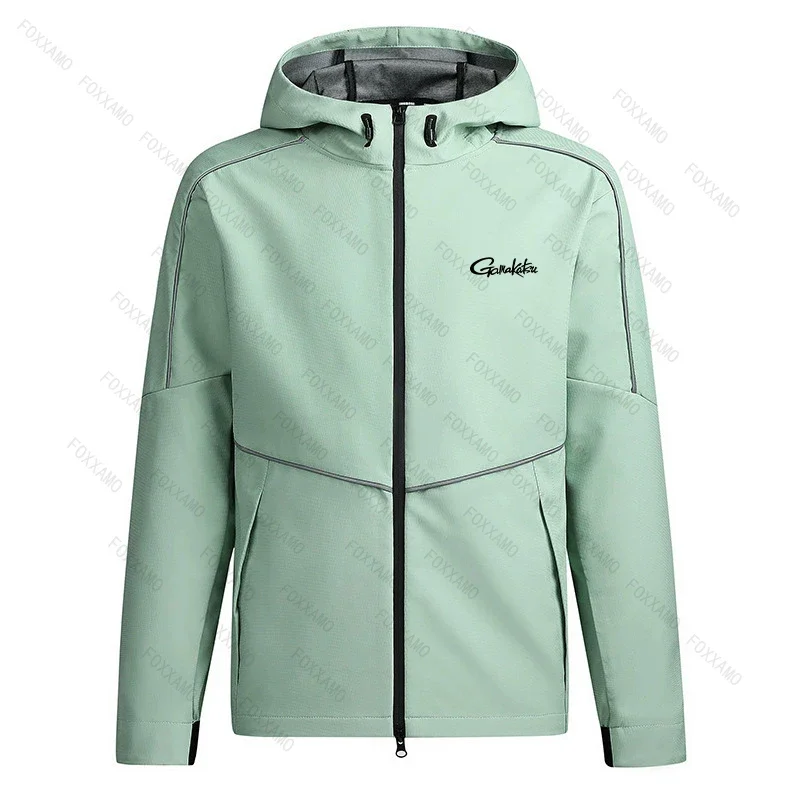 Gamakatsu Outdoor Coat Reflective Hiking Waterproof Outdoor Men Windbreaker Windproof Camping Fishing Hooded Women Jackets