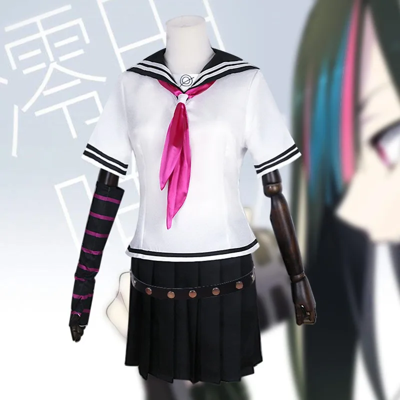 

Mio Tachibana's School Uniform Cosplay Costume From Danganronpa 2: Goodbye Despair, Sailor-style School Uniform