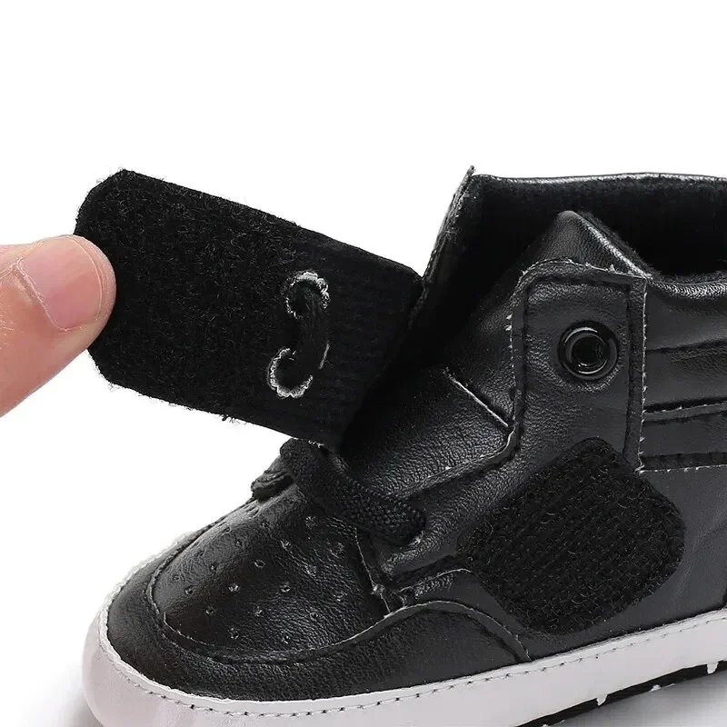 Meckior Neugeborenen Baby Basketballs chuhe High Top Sneaker lüften rutsch feste warme lässige weiche Baumwolle unten Baby Boy Girl Schuhe