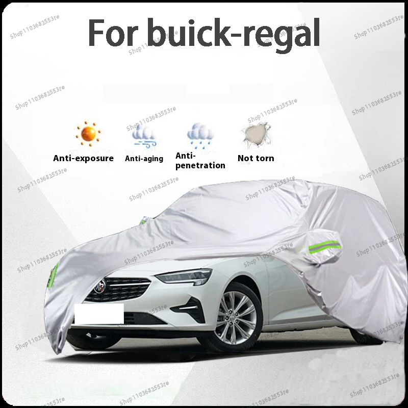 

Чехол для автомобиля Buick Regal Fit — водонепроницаемый, пылезащитный, солнцезащитный козырек (УФ), снегозащитный | Серебряное полное покрытие с защитой в течение всего дня