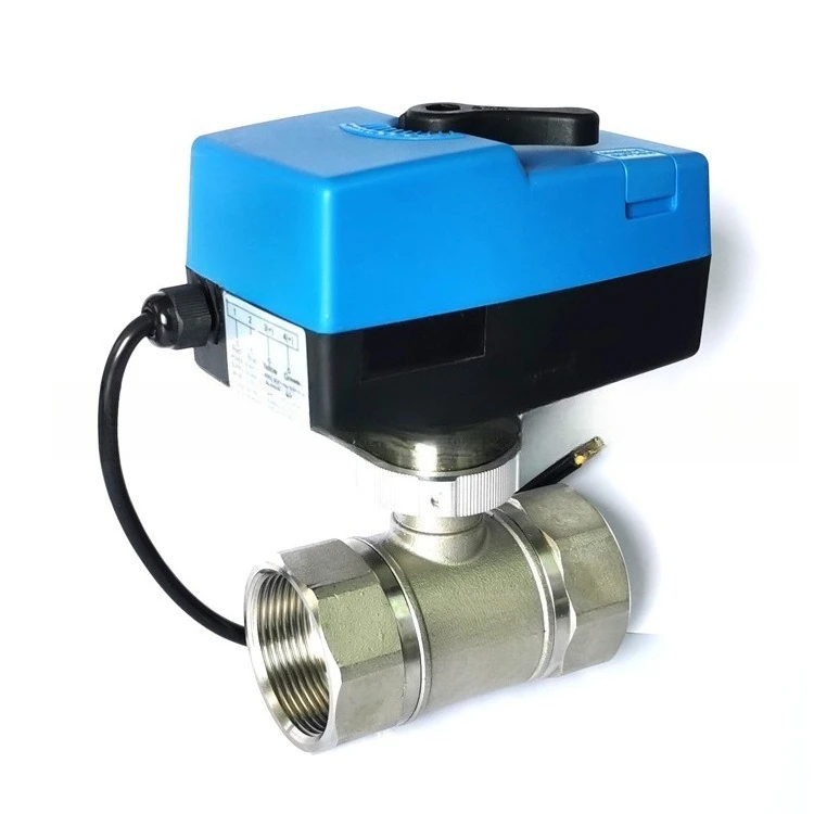 DN15-50 Electric Ball Valve Switching Quantity Analog Electric Regulating Ball Valve Electric Two- and Three-Way Ball Valve