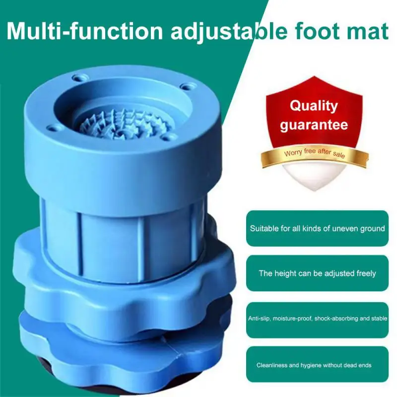 

4Pcs Washing Machine Foot Pads Adjustable Height Anti Vibration Refrigerator Base Fixed Non-Slip Pad Support Dampers Stand