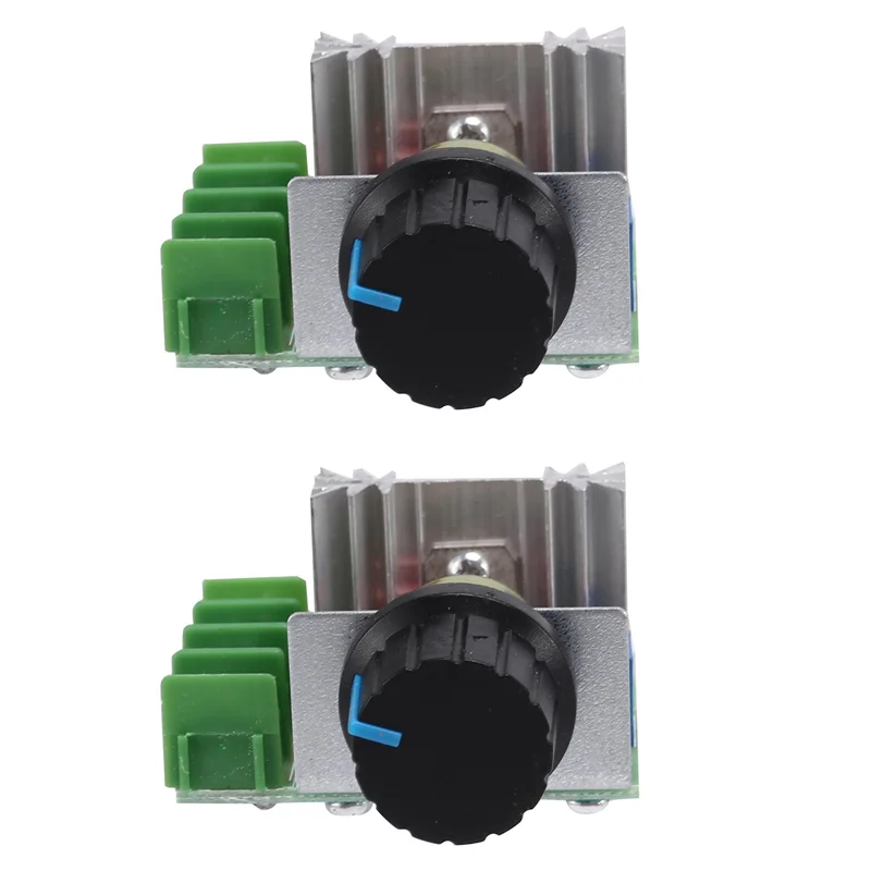 AB53 6 Pcs Speed Controller For AC Motor AC 220V 2000W Thyristor Motor Speed Control Adjustable Power Controller