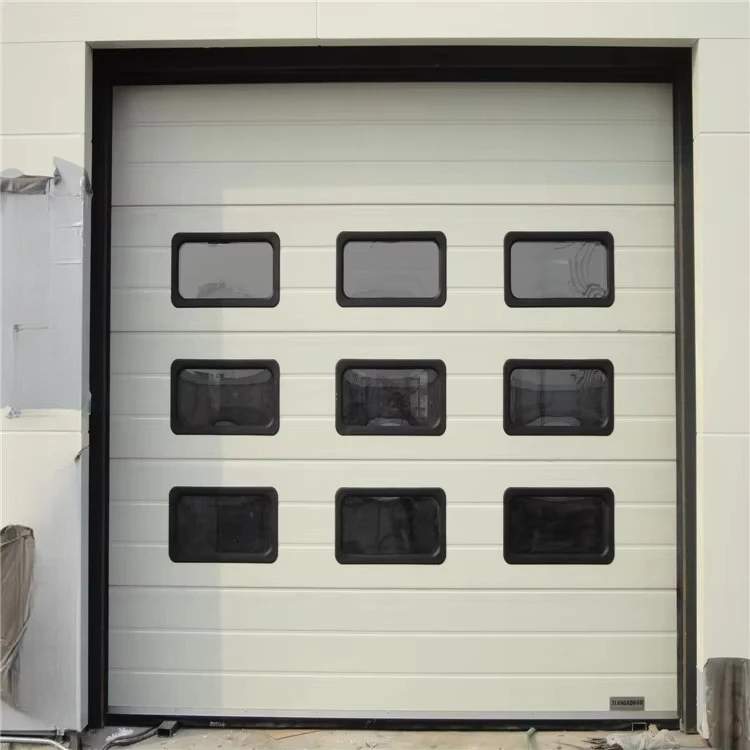 High Quality Automatic Industrial Sliding Door Stainless Steel Insulated Vertical Lifting Door for Garages Workshop Use