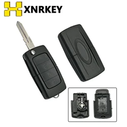 XNRKEY 3 pulsanti pieghevole Flip Remote Car Key Shell Fob per Ford Truck Button Remote Car Key Case Cover