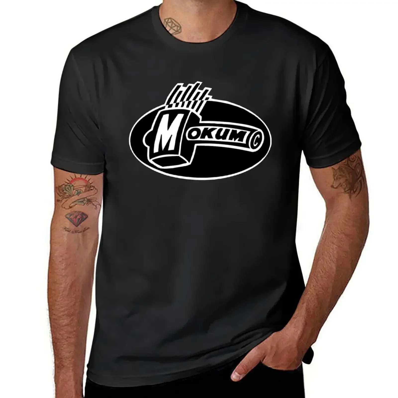 MOKUM RECORDS T-Shirt anime clothes vintage t shirts plain white t shirts men