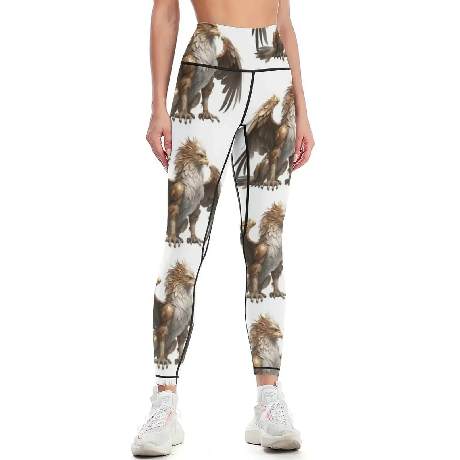 

Griffin Gryphon Mythological Beast Leggings Women's sportswear Leginsy push up legging push up gym's clothing Womens Leggings