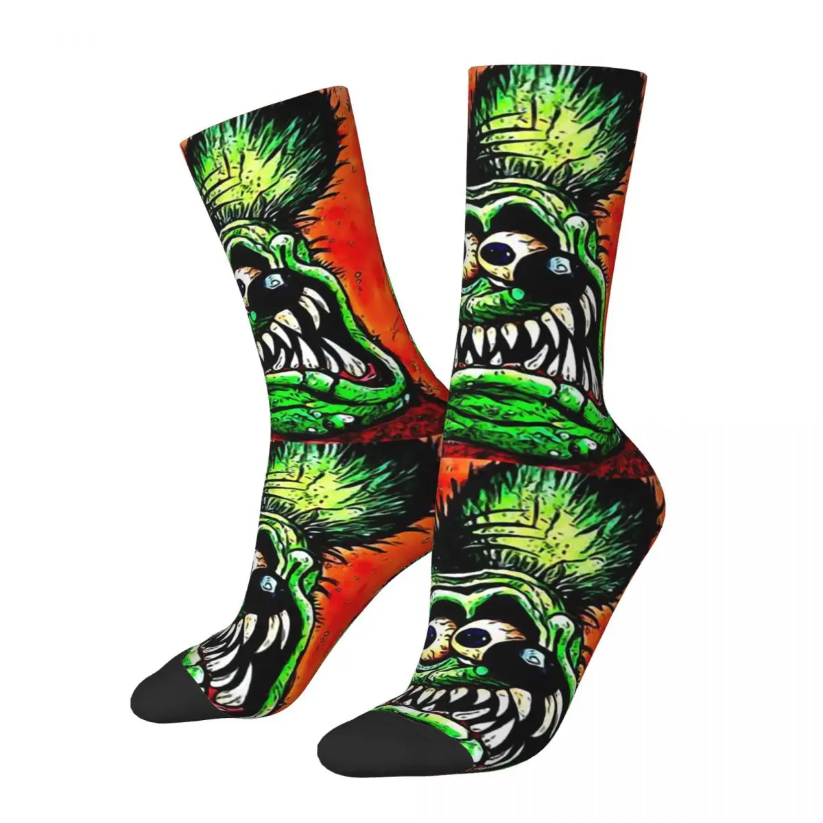 Harajuku Tales Of The Rat Fink 6 Unisex Winter Socks Running Happy Socks Street Style Crazy Sock