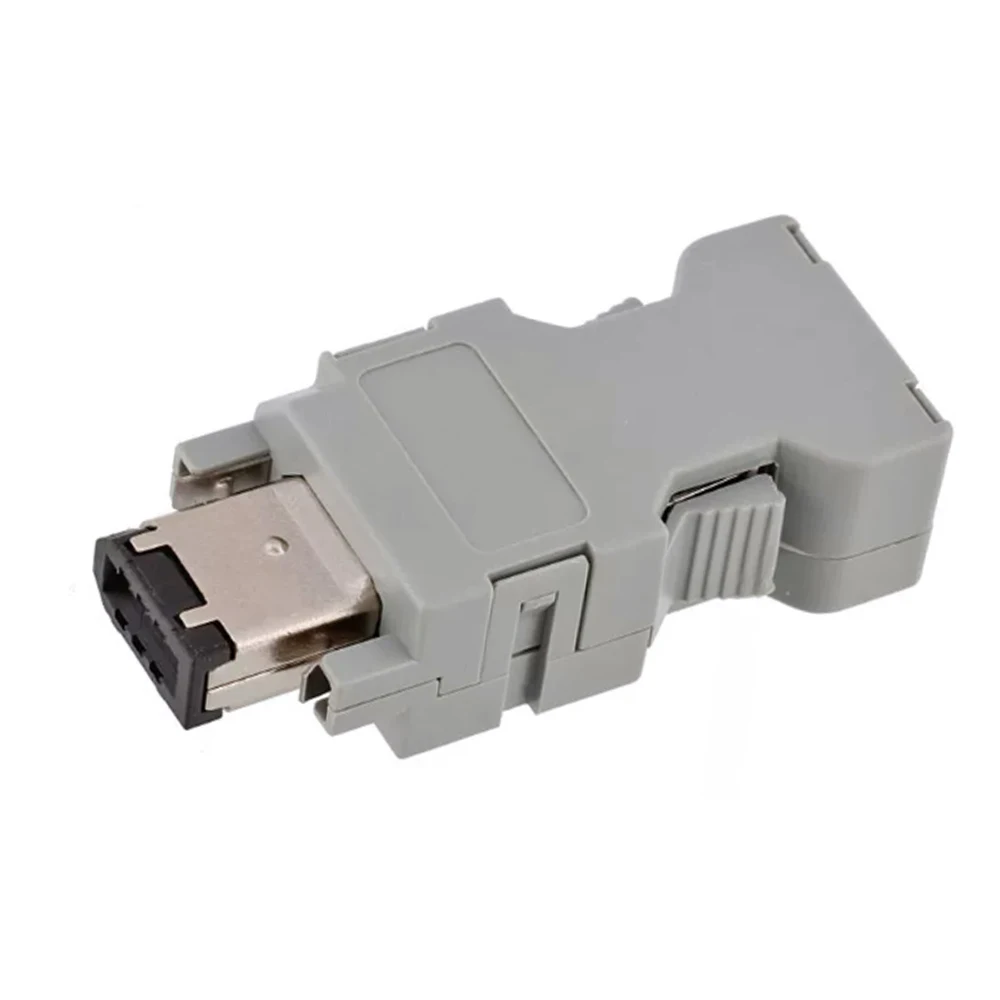 CN3 1394 motor encoder USB connector SM-6P M-6P 6E encoder plug, suitable for Yaskawa Panasonic Mitsubishi servo drive plug-in