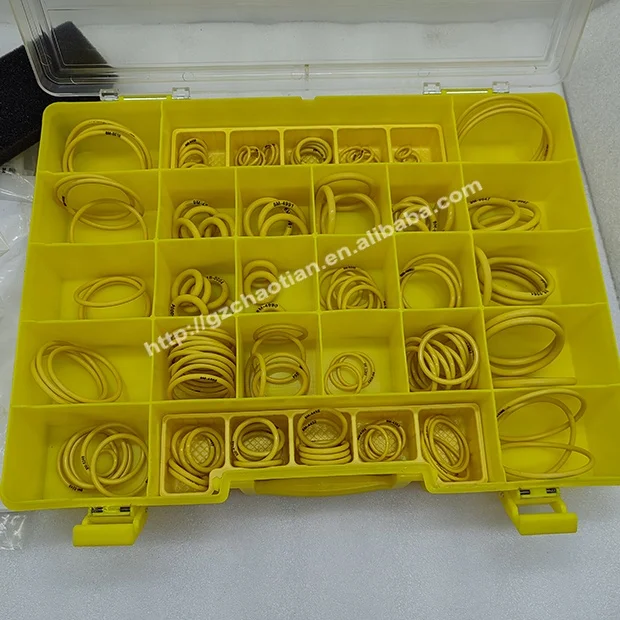 Уплотнительное кольцо CAT 4C8253 Комплекты уплотнений для экскаватора Коробка уплотнительного кольца CAT 4C-8253 Комплект уплотнительных колец