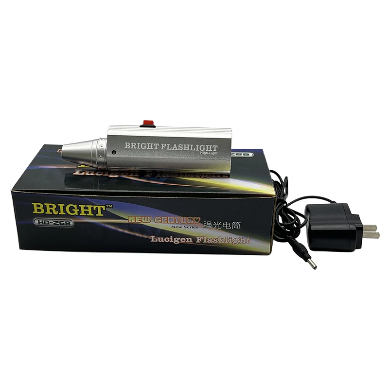 High Light Yellow Color Full Spectrum Gem Flashlights with Rechargeable 18650 Battery Brightness Up To 350 Lumens