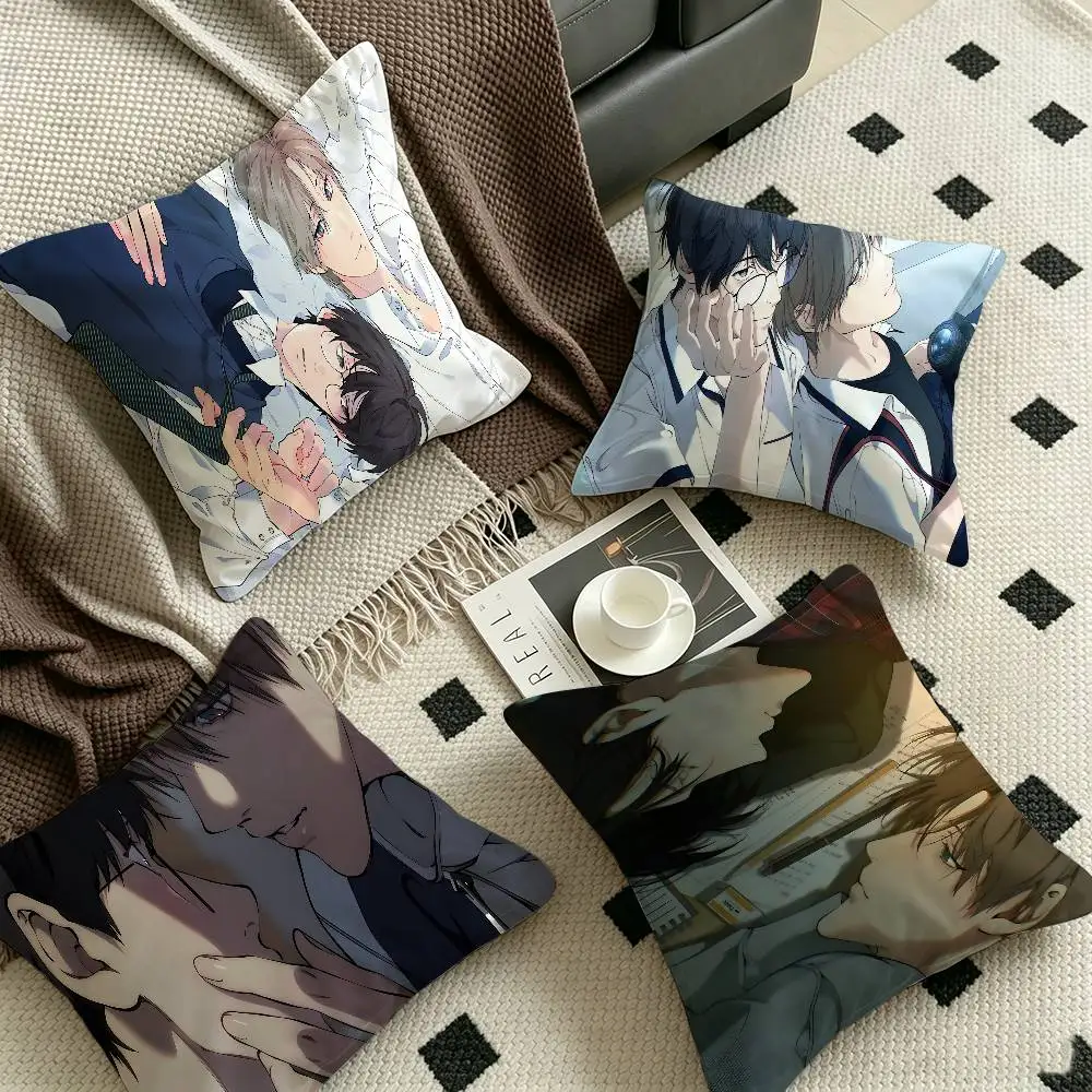 Anime Lost In The Cloud Pillow Cushion Cover Pillowcase Living Room Sofa Home Decor Customized