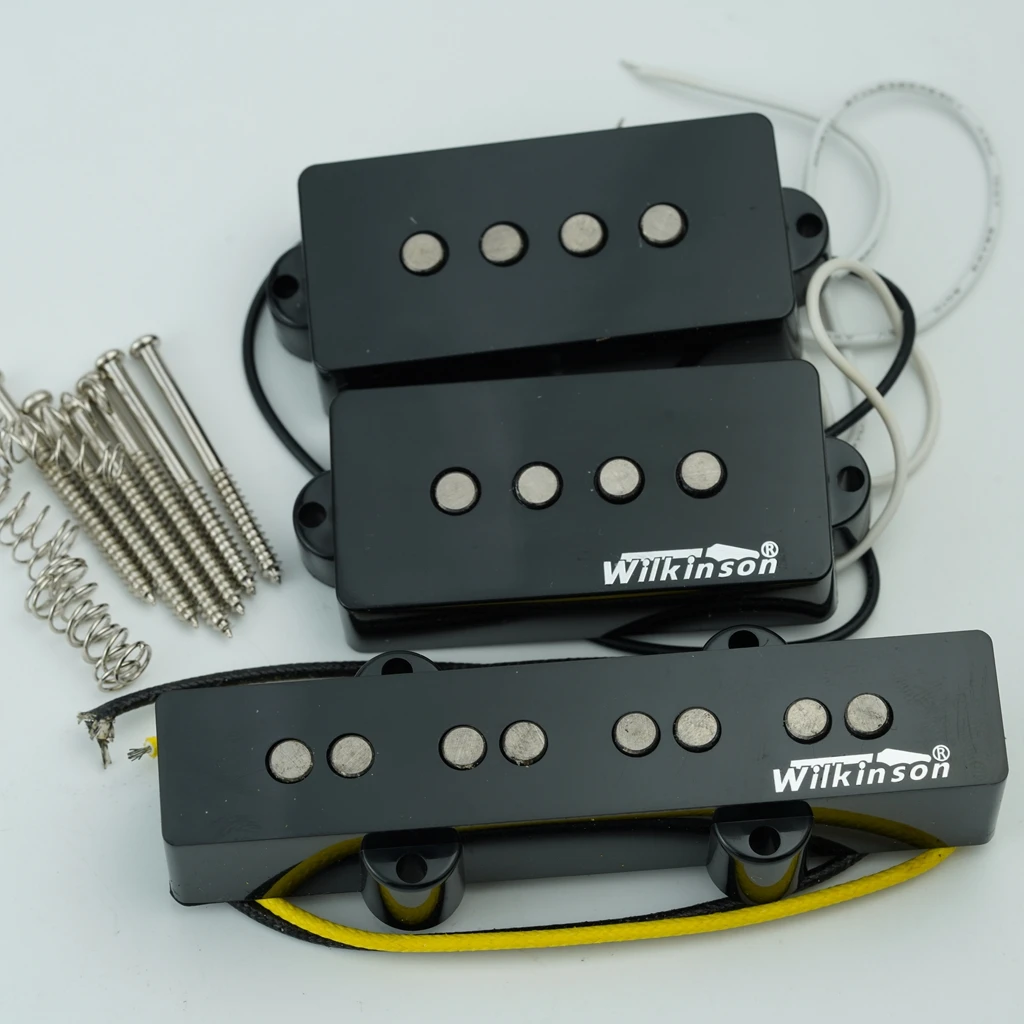 

Wilkinson WPB + WBJB 4-струнный звукосниматель для электрической бас-гитары PB, четыре струны, звукосниматели для хамбакера P бас