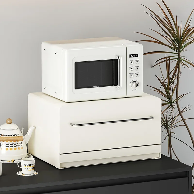 Kitchen Microwave Oven Shelf Coffee Machine Shelf Desktop Storage Box Drawer Water Bar Home Locker