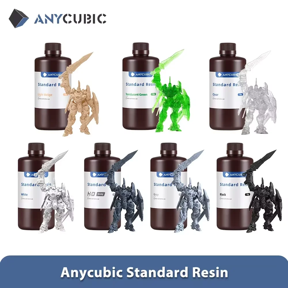 ANYCUBIC 405nm UV Resin For 3D Printer Photon Mono 4 3D Printing Resin LCD UV Sensitive Resin For 3D Printer 1kg