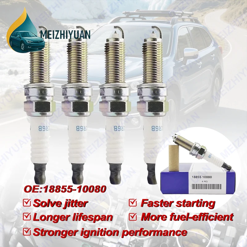 4 Uds 18855-10080 SILZKR6B11 bujía de iridio para Hyundai I20 IX20 Kia Carens Carens III 18855 10080 SILZKR6B-11 1885510080