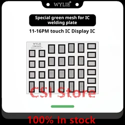 WYLIE Green Oil Net UV Solder Mask Ink Kit For iPhone 11 12 13 14 15 Plus 16 Pro Max LCD Screen touch BGA Reballing Stencil