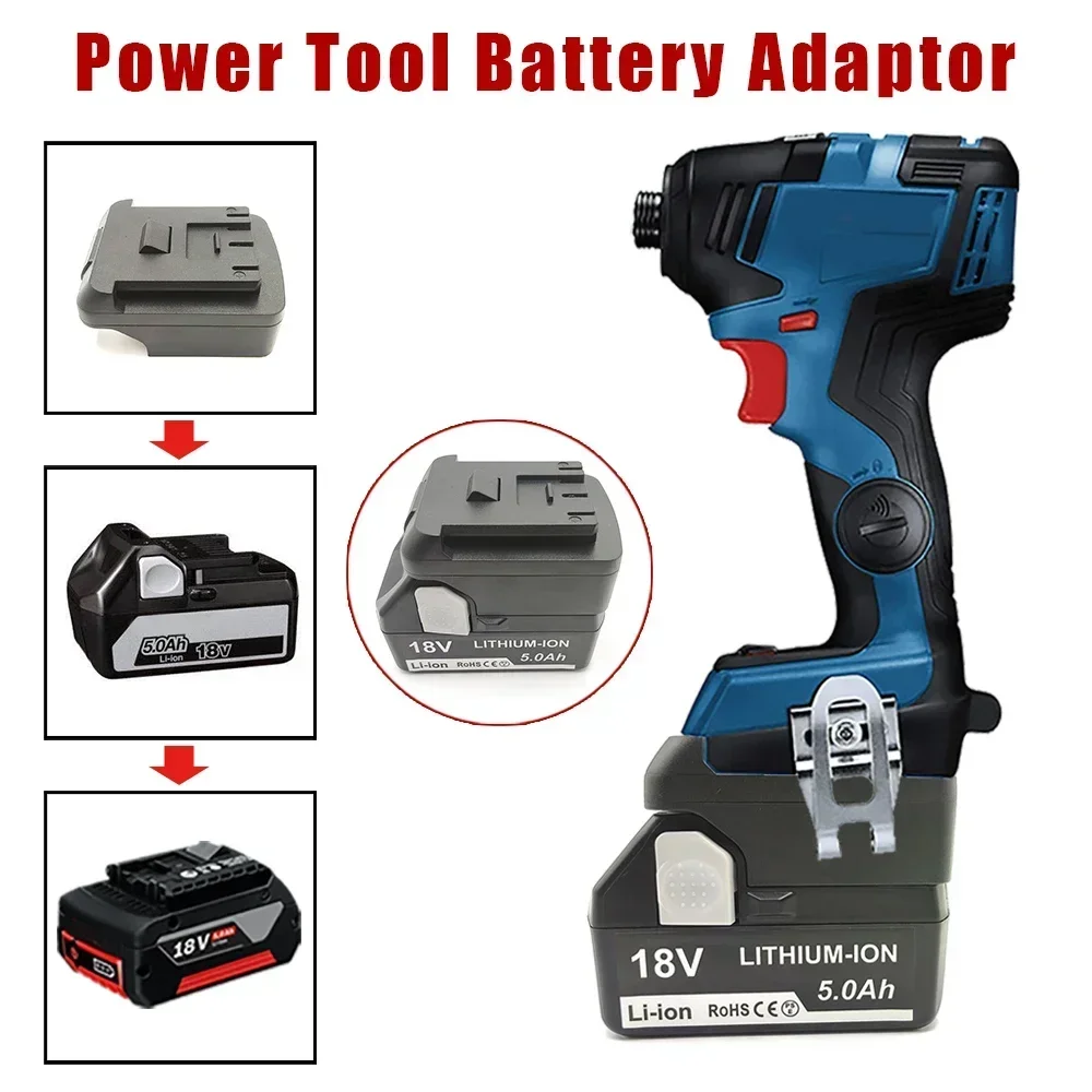 محول بطارية لبطاريات ليثيوم هيتاشي وهيكوكي 18 فولت تحويل إلى ماكيتا/DW/ميلووكي/بوش أدوات طاقة البطارية 18 فولت/20 فولت #4